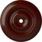 Ekena Millwork Classic Ceiling Medallion (Fits Canopies up to 8 1/4"), 44 1/2"OD x 4"ID x 4 "P, Brushed Mahogany CM44CLBMF - alternate 1